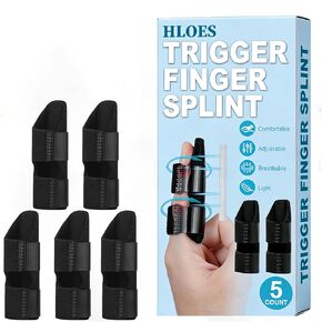 5Pcs Trigger Finger Splint, Finger Braces Joint Stabilizer, Adjustable Mallet Splint and Hand Brace, Finger Straightener for Arthritis – Fits Thumb, Index, Middle, Ring and Pinky Finger(5PCS) in Kuwait