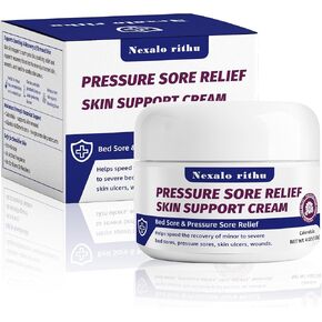 كريم قرح الفراش وكريم قرح الضغط مع الآذريون والصبار - عناية يومية لطيفة لقروح الفراش والقرح والجلد المتهيج، يوفر دعمًا مهدئًا، كريم علاج قرح السرير للاستخدام المنزلي والتمريضي in Kuwait