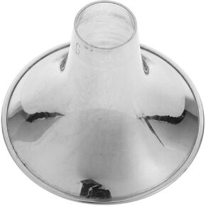Garneck Thickened Professional Suona Horn Bowl Mouthpiece Replacement, Silver-plated Metal Suona Accessory, Small G Key Instrument Part for Folk Wind Instruments in Kuwait