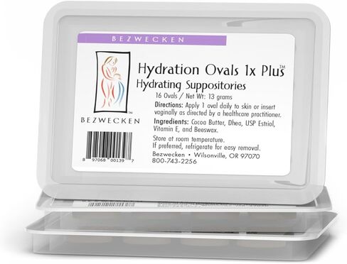 Bezwecken – Hydration Ovals 1x Plus DHEA – 16 Ovals - Same Trusted Formula - Professionally Formulated to Alleviate Vaginal Dryness in Menopausal Women - Safe, Natural & Paraben Free in Kuwait
