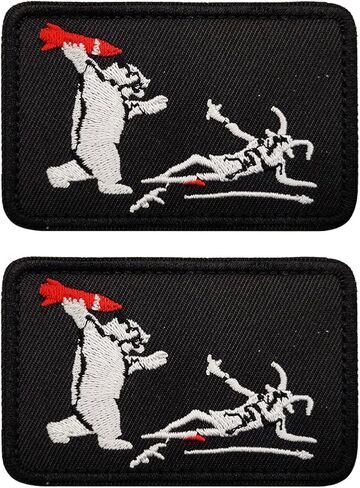 2 PCS AliPlus Blackbeard Pirate Patches Crusaders Slay Demon Patch Embroidered Tactical Morale Patch Applique Fastener Hook and Loop in Saudi Arabia