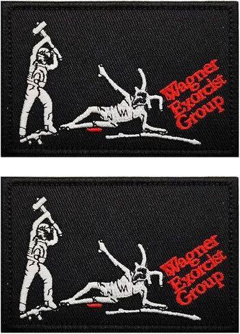 2 PCS AliPlus Blackbeard Pirate Patches Crusaders Slay Demon Patch Embroidered Tactical Morale Patch Applique Fastener Hook and Loop in Saudi Arabia