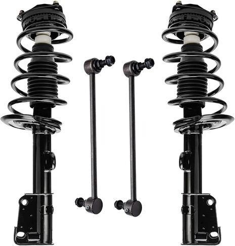 Detroit Axle-Sway Struts الأمامية في الفترة 2008-2020 دودج جراند كارافان 2008-2016 كرايسلر تاون آند كونتري كمل 2 دعامة مع زبون لفائف 2 قضبان التأثير in Saudi Arabia