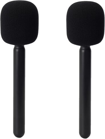 حامل ميكروفون لـ DJI Mic 1/2، مقبض ميكروفون للمقابلات لـ Rode Wireless GO I/II/ME/Pro، حامل محول محمول لميكروفون Lavalier اللاسلكي مع غطاء إسفنجي لهوليلاند Lark M1 in Saudi Arabia