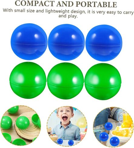 Sosoport 50Pcs Openable Lottery Balls Raffle Balls for Party Supplies Games and Fillable with Candies Notes for Fun Activities in Saudi Arabia