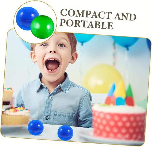 Sosoport 50Pcs Openable Lottery Balls Raffle Balls for Party Supplies Games and Fillable with Candies Notes for Fun Activities in Saudi Arabia