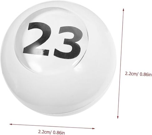 50 قطعة كرات أرقام النافذة كرات لعبة السحب البنغو مقاومة للكسر للحفلات والاحتفالات والترفيه in Kuwait