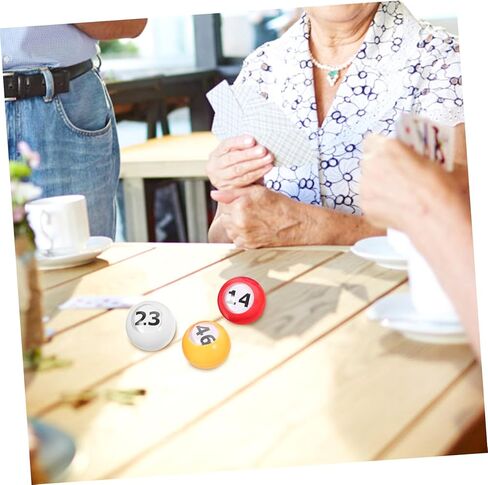 50 قطعة كرات أرقام النافذة كرات لعبة السحب البنغو مقاومة للكسر للحفلات والاحتفالات والترفيه in Kuwait