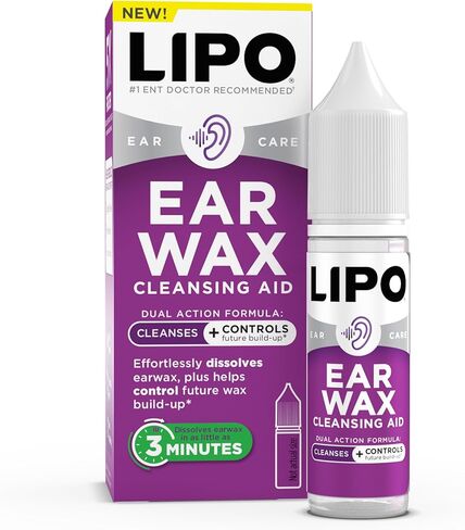 قطرات المساعدة على تنظيف شمع الأذن من ليبو - إزالة شمع الأذن سريعة المفعول - خالية من البيروكسيد - تركيبة آمنة ولطيفة - تذوب الشمع بسرعة - تمنع تراكمه - تقلل من التهيج والأذنين المكتومة in Kuwait