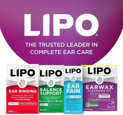 قطرات المساعدة على تنظيف شمع الأذن من ليبو - إزالة شمع الأذن سريعة المفعول - خالية من البيروكسيد - تركيبة آمنة ولطيفة - تذوب الشمع بسرعة - تمنع تراكمه - تقلل من التهيج والأذنين المكتومة in Kuwait