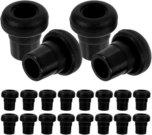 Toyvian 20Pcs Foosball Table Rod End Caps Safety Covers Replacement Parts Compatible with Various Foosball Tables Durable Plastic Soccer Game Accessories in Saudi Arabia