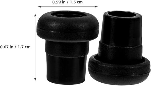 Toyvian 20Pcs Foosball Table Rod End Caps Safety Covers Replacement Parts Compatible with Various Foosball Tables Durable Plastic Soccer Game Accessories in Saudi Arabia