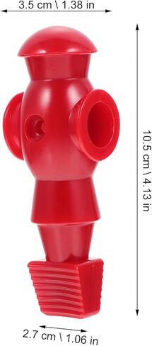HANABASS 4pcs Red Foosball Player Dolls Resin Soccer Game Replacement Table Football Supplies for in Saudi Arabia