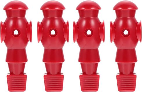 HANABASS 4pcs Red Foosball Player Dolls Resin Soccer Game Replacement Table Football Supplies for in Saudi Arabia