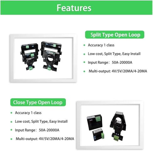 محول تيار منفصل AHKC-EKB مع مخرج 5 فولت/4 فولت لمدخل محول المراقبة الحالي 0-1000 أمبير in Kuwait