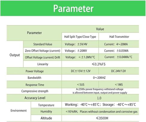 محول تيار منفصل AHKC-EKB مع مخرج 5 فولت/4 فولت لمدخل محول المراقبة الحالي 0-1000 أمبير in Kuwait