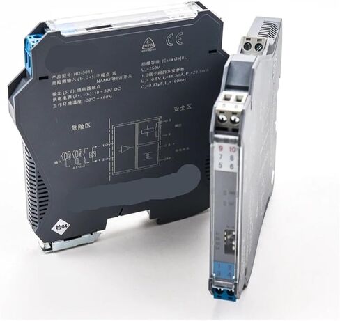 1pcs Analog 4-20mA Input Isolated Isolated Safety Barrier(Temp 2 in 2 Out) in Kuwait