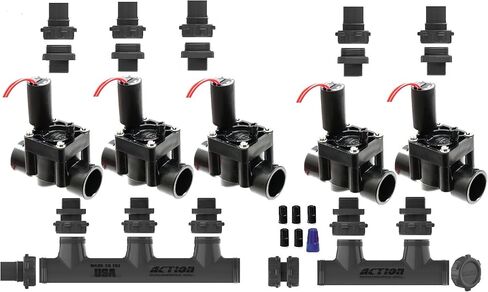 SPW Hunter Premium Valve Manifold System PGV100GS - Heavy Duty Action Machining Parts - 3/4 inch or 1 inch Slip PGV-100 (5 Zone) in Kuwait