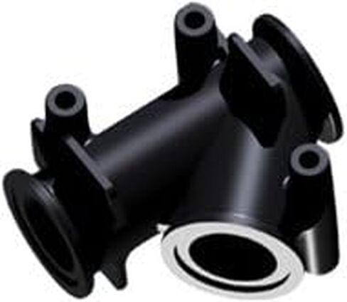 تركيب مشعب Banjo M220YG45، 2 بوصة منفذ كامل 45 درجة Y اقتران شفة مع منفذ قياس .75 بوصة in Kuwait