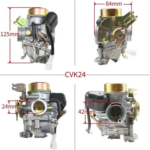 دراجة نارية CVK24 مزودة بخنق إلكتروني لسكوتر GY6 100 125 150 cc للمركبة ATV قابلة للتطبيق in Kuwait