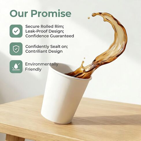 3 oz Disposable Paper Cups 300 Pack, Small Mini White Bathroom Cups for Mouthwash Medicine Espresso, Leak-Resistant for Hot/Cold Drinks, for Home Travel Party in Saudi Arabia