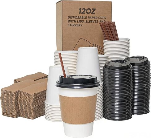 3 oz Disposable Paper Cups 300 Pack, Small Mini White Bathroom Cups for Mouthwash Medicine Espresso, Leak-Resistant for Hot/Cold Drinks, for Home Travel Party in Saudi Arabia