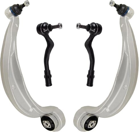 Detroit Axle - 4pc مجموعة أذرع التحكم الخلفية لـ 99-04 Jeep Grand Cherokee 1999 2000 2001 2002 2003 ، 2 ذراعي التحكم السفلية ، 1 ذراع التحكم العلوي ، مفصل الكرة العلوي ، بديل in Kuwait