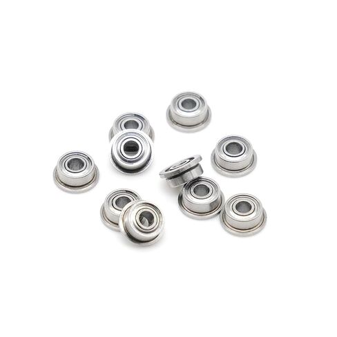 10pcs FR144ZZ Flange Ball 1/8" x 1/4" x 7/64" Ball Bearings in Kuwait