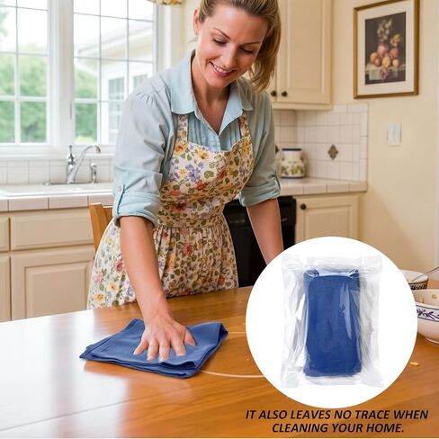 24 Pcs Disposable Surgical Towels for Cleaning Huck Towels 15.8 x 23.6'' Blue Highly Absorbent Cotton Cleaning Cloths for Home Multi Purpose in Saudi Arabia