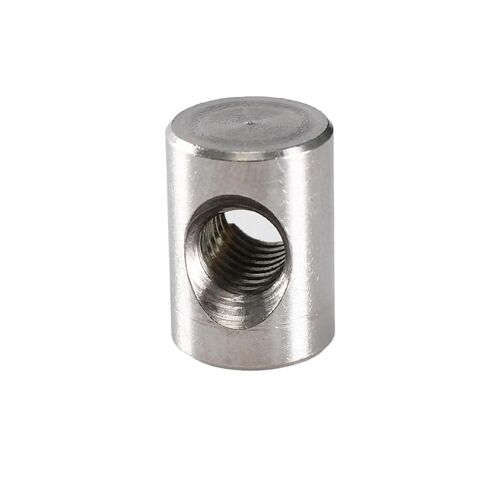 Furniture Barrel Nuts, 10PCS Barrel Bolts Cross Dowel Slotted Fittings Bed Or Chair Horizontal Hole Nut(M5x25) in Saudi Arabia