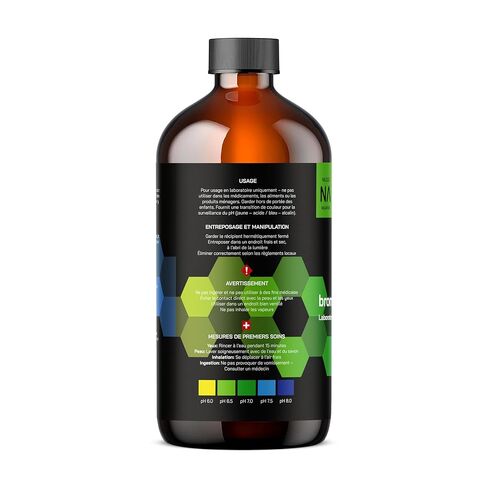 مؤشر درجة حموضة بروموثيمول الأزرق 0.04% - 500 مل - مسحوق عالي النقاء من الدرجة المعملية - استخدام علمي وتعليمي - اكتشاف موثوق للحمض والقاعدة in Kuwait