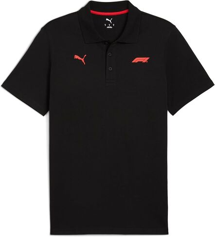 Puma Men's Formula 1 Essentials Logo Polo, Black, X-Large in Saudi Arabia