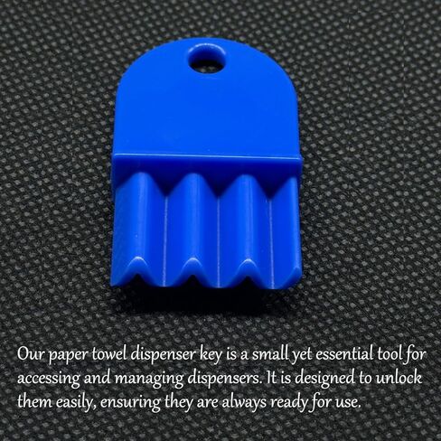 Replacement Toilet Paper Towel Dispenser Key and Soap Dispenser Key for Wa-ffle Geor-gia Pacific and San ja-mar Dispensers,Suitable for Janitors and Maintenance Professionals.Blue,Pack of 3 in Kuwait