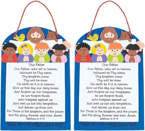 The Lord's Prayer Craft Kit - Crafts for Kids and Fun Home Activities in Saudi Arabia