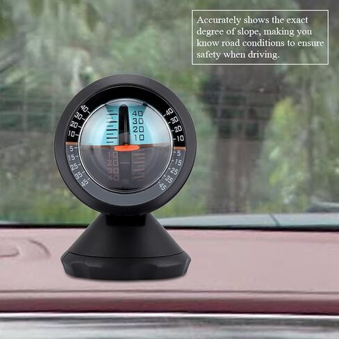 مقياس ميل السيارة من Fafeicy، مقياس إمالة المنحدر عالي الحساسية مع وظيفة دوران 360 درجة للسيارات والشاحنات والسلامة على الطرق in Saudi Arabia