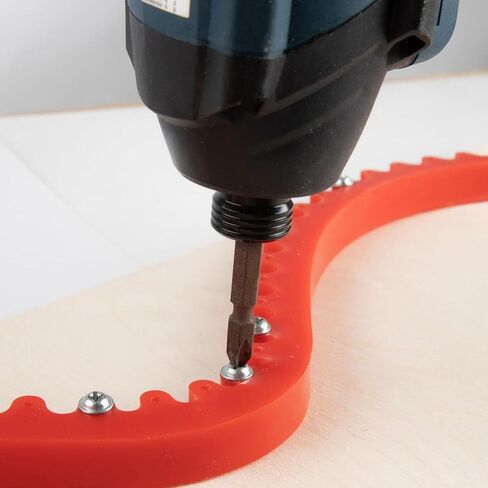 Woodworking Profile Strip, Gear-Driven Curved Guide for Complex Shapes, Woodworking Projects, 0.5M Length in Kuwait