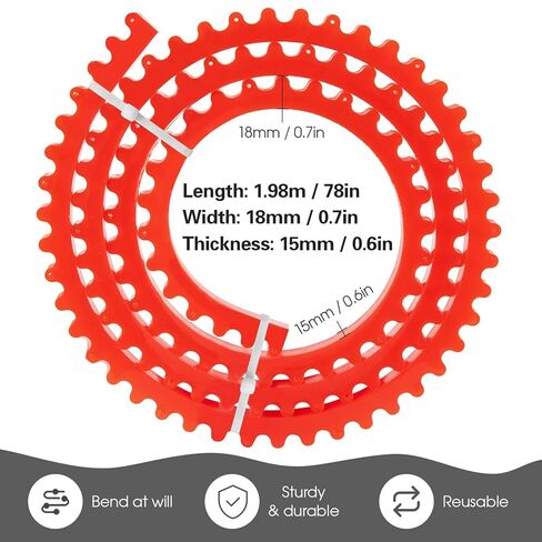 generic Gear-Driven Flexible Curved Jig Strip for Carpenters: 2 Meter High Resilience Polymer Profile Strip for Precise Shape Transfer in Saudi Arabia