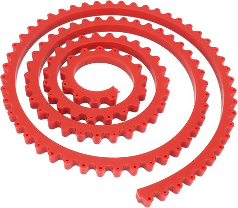 شريط تشكيل أعمال النجارة من Kikumi، دليل قالب منحني مرن مدفوع بالعتاد، أداة كونتور ذات شكل معقد قابل للتعديل (1 متر) in Kuwait