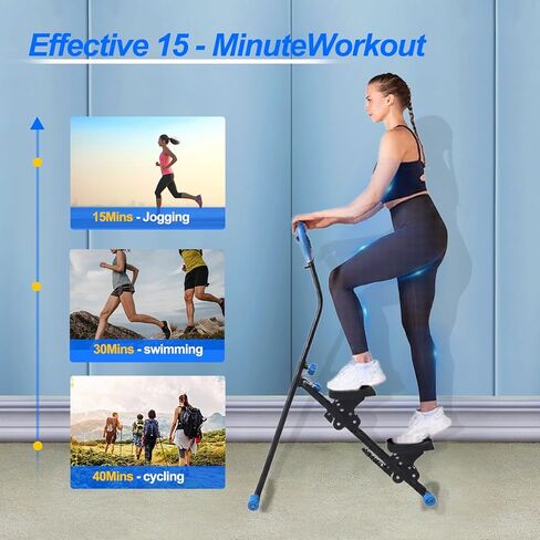 Steppers for Exercise at Home, Vertical Climber Workout Machine, Stair Climber for Full Body Workout with Adjustable Handlebar, Perfect for Women Men in Saudi Arabia