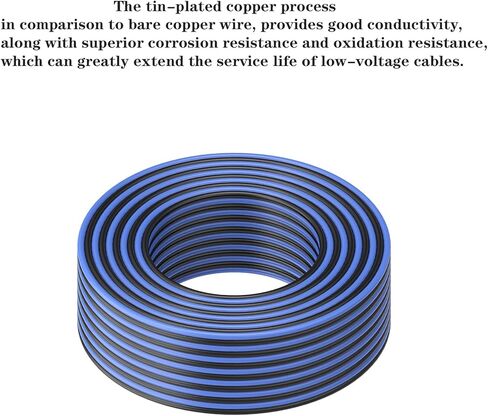 80ft Marine Boat LED Lights Wire, 22AWG 2pin Extension Cable Wires Cord for 3528 5050 5630 Led Strip Light for Pontoon Boat Kayak Stern Anchor Courtesy Navigation Bow in Kuwait