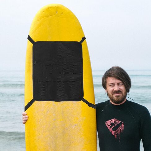 Paddleboard Mesh Bag Paddleboard Deck Pouch Water Sports Storage Mesh Pouch for Small Boats and Stand-up Boards Beach Use in Kuwait