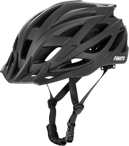 Favoto Bike Helmet for Adults – Lightweight Bicycle Helmet with Visor, MTB & Road Bike Helmet for Men and Women, CPSC Certified in Kuwait