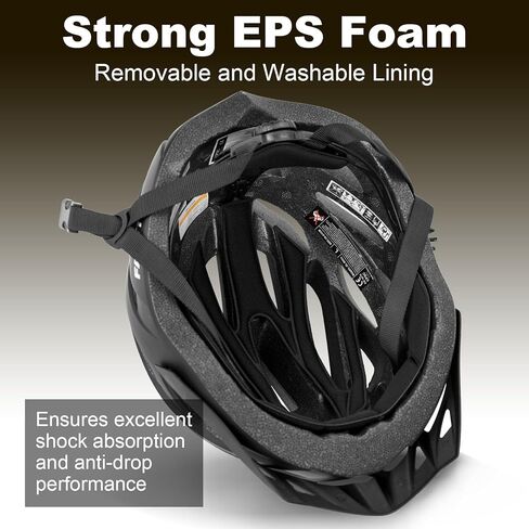 Favoto Bike Helmet for Adults – Lightweight Bicycle Helmet with Visor, MTB & Road Bike Helmet for Men and Women, CPSC Certified in Kuwait