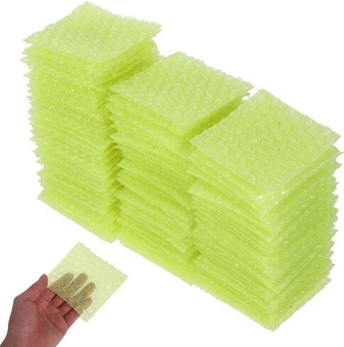 100pcs Thickened Express Bubble Bags Padded Shipping Envelopes Green Protective Wrap Packaging Cushion Pouches for Storage and Mailing Supplies in Saudi Arabia