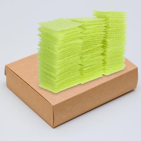 100pcs Thickened Express Bubble Bags Padded Shipping Envelopes Green Protective Wrap Packaging Cushion Pouches for Storage and Mailing Supplies in Saudi Arabia
