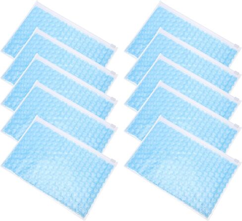 LOGOFUN 20pcs Heart Bubble Mailers Self-Sealing Protective Packaging Bags for Jewelry Cosmetics Fragile Items Blue 22x15cm in Saudi Arabia