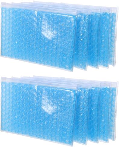 LOGOFUN 20pcs Heart Bubble Mailers Self-Sealing Protective Packaging Bags for Jewelry Cosmetics Fragile Items Blue 22x15cm in Saudi Arabia