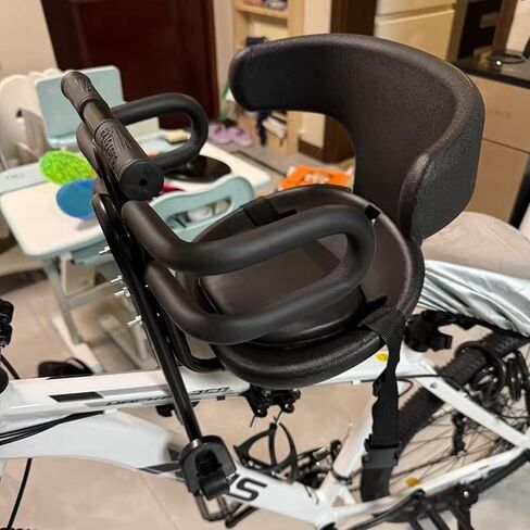 مقعد دراجة خلفي للأطفال، مقعد أمامي للأطفال، كرسي مسند الظهر، ملحق للكبار، مع حزام ودواسات in Kuwait