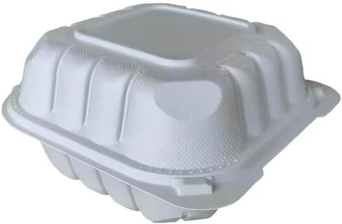 حاويات طعام بلاستيكية من نقار الخشب (أبيض)، 75 عبوة، 8 × 8، صندوق للذهاب، عالي التحمل، آمن للاستخدام في الميكروويف والثلاجة، مضاد للانزلاق، سميك ومتين، للاستخدام في المطاعم، PP881 in Kuwait