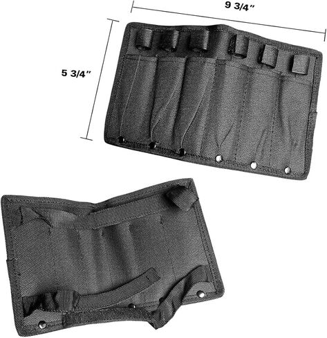 6 pcs. Ninja Tactical Combat Hunting Kunai Throwing Knife Set w/ Sheath Case in Kuwait